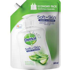 Dettol Aloe Vera hydratačné tekuté mydlo náhradná náplň 500 ml