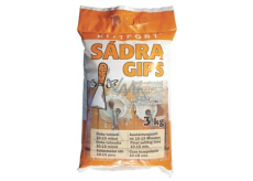Kittfort Sadra Gips sivá - stavebná 3 kg