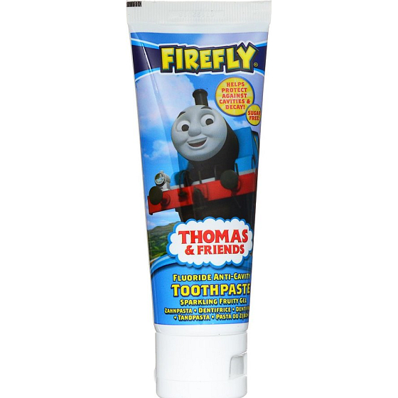 Thomas & Friends - Lokomotíva Tomáš Bubble Gum s fluoridom 6+ zubná pasta 75 ml