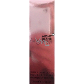 Montblanc Lady Emblem Elixir trblietavý telový olej pre ženy 50 ml