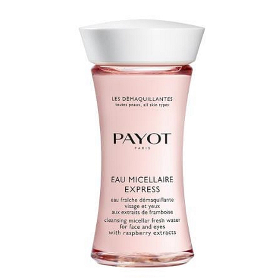 Payot Les Demaquillantes Eau Micellaire Express osviežujúca pleťová voda na odlíčenie tváre a očí s výťažkami z malín 75 ml Promo