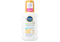 Nivea Sun Babies & Kids OF50+ sprej na opaľovanie pre deti 200 ml