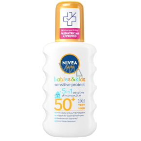 Nivea Sun Babies & Kids OF50+ sprej na opaľovanie pre deti 200 ml