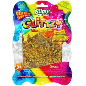 Joker Slimy Glitzi Sliz zlatý, hviezdy, srdiečko 120 g