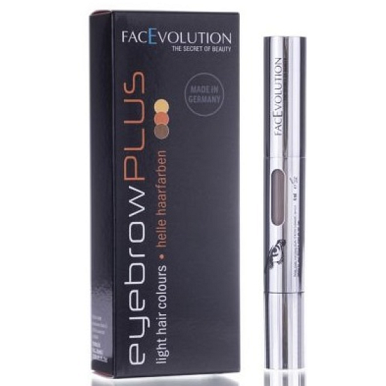 FacEvolution Eyebrow Plus Light Farba na obočie a riasy s rastovým efektom 4 ml Svetlý odtieň