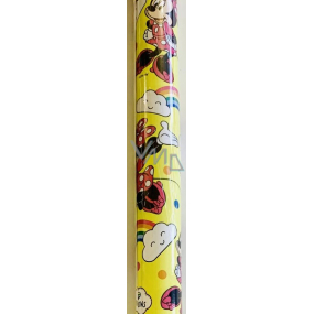 Zöwie Darčekový baliaci papier 70 x 200 cm Disney žltý - Minnie