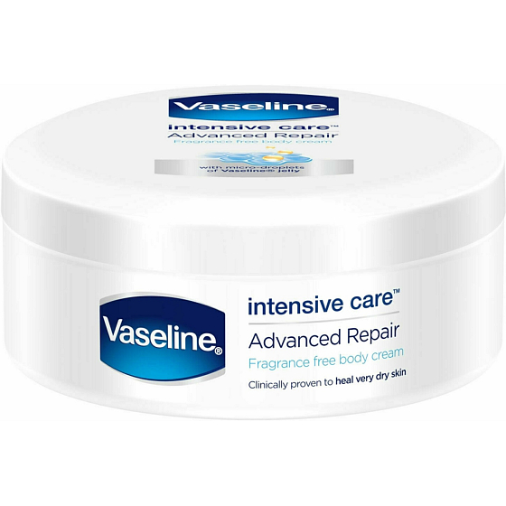 Vaseline Intensive Care Advanced Repair telový krém na suchú a tvrdú pokožku 250 ml
