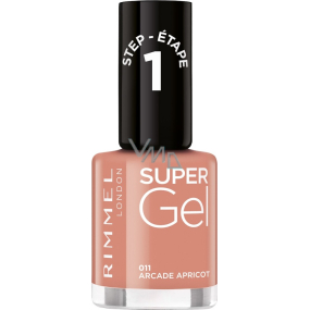 Rimmel London Super gél lak na nechty 011 Arcade Apricot 12 ml