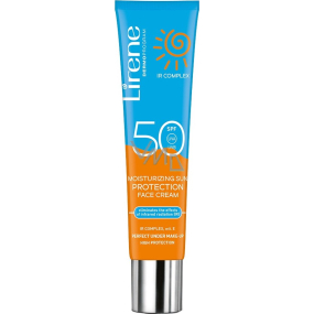 Lirene SC SPF50 Hydratačný opaľovací krém na tvár 40 ml
