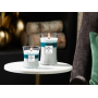 WoodWick Trilogy Icy Woodland - Ľadový les vonná sviečka s dreveným knôtom a skleneným viečkom veľká 609 g