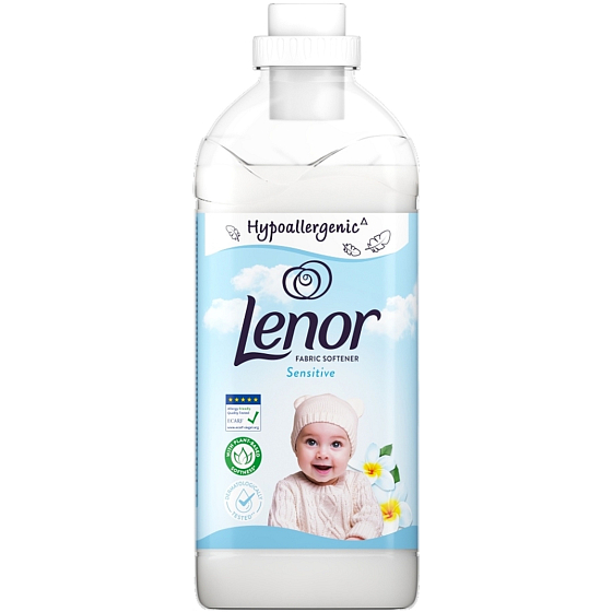 Lenor Sensitive hypoalergénny zmäkčovač textílií 64 dávok 1600 ml