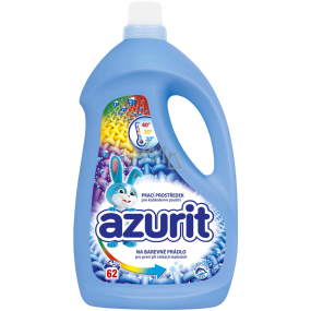 Azurit Univerzálny tekutý prací prostriedok na farebné oblečenie na pranie pri nízkych teplotách 62 dávok 2,48 l