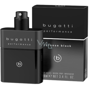 Bugatti Performance Intense Black toaletná voda pre mužov 100 ml