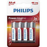 Baterie Philips Longlife Power AA 4 ks LR6 Mignon 1,5V