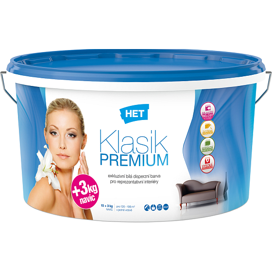 Het Klasik Premium maliarska farba, 15+3 kg
