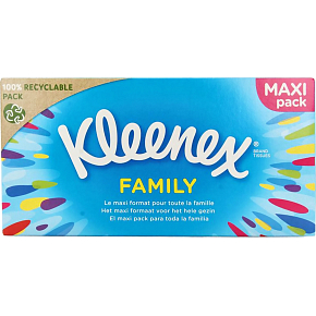 Kleenex Original Family 2vrstvé papierové vreckovky, 128 ks
