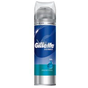 Gillette Blue Protection gél na holenie pre mužov 200 ml
