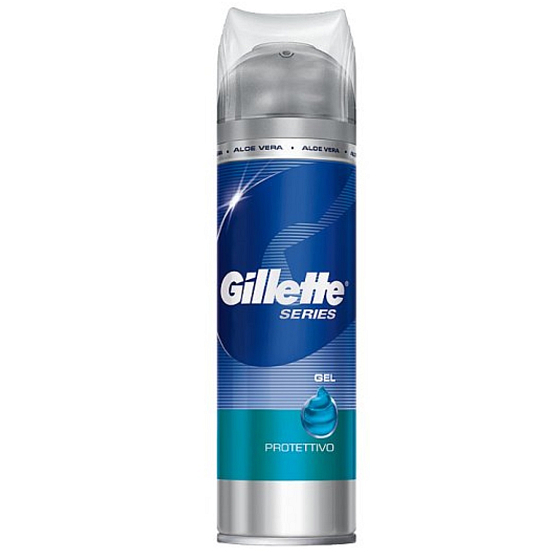 Gillette Blue Protection gél na holenie pre mužov 200 ml
