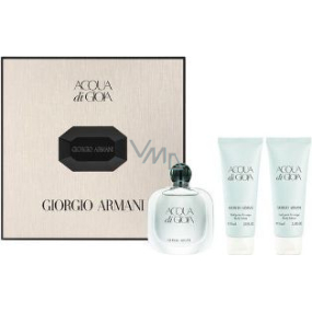 Giorgio Armani Acqua di Gioia Essenza toaletná voda pre ženy 50 ml + telové mlieko 2 x 75 ml, darčeková sada