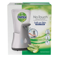 Dettol Jemná Aloe bezdotykový dávkovač mydla a náplň, 250 ml
