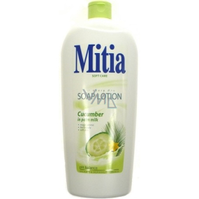Mitia Cucumber in Palm milk krémové tekuté mydlo náhradná náplň 1 l