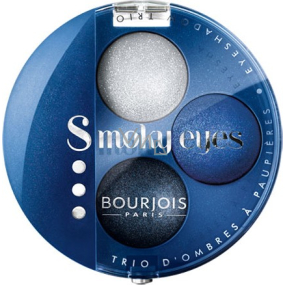 Bourjois Trio Smoky Eyes očné tiene 15 Bleu Nuit 4,5 g