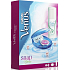 Gillette Venus Snap with Embarance holiaci strojček + puzdro + Satin Care Pure & Delicate holiaci gél 75 ml, kozmetická sada, pre ženy