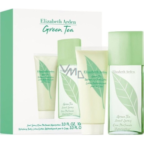 Elizabeth Arden Green Tea parfumovaná voda pre ženy 100 ml + telové mlieko 100 ml, darčeková sada