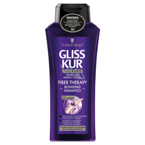 Gliss Kur Fiber Therapy šampón na namáhavé vlasy 400 ml