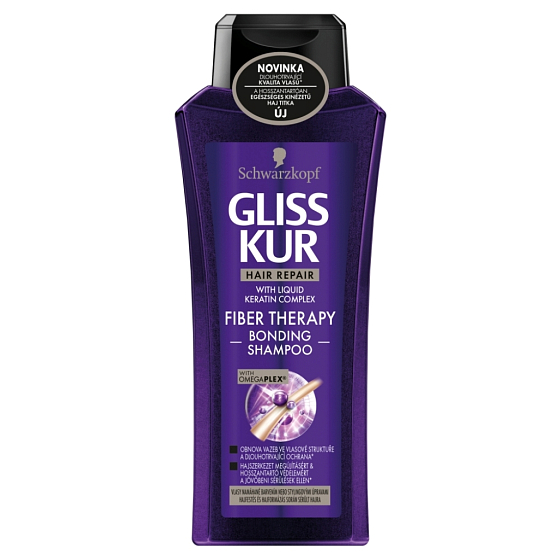 Gliss Kur Fiber Therapy šampón na namáhavé vlasy 400 ml