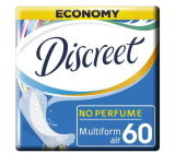 Discreet Air Multiform priedušné slipové intímne vložky na každodenné použitie 60 kusov