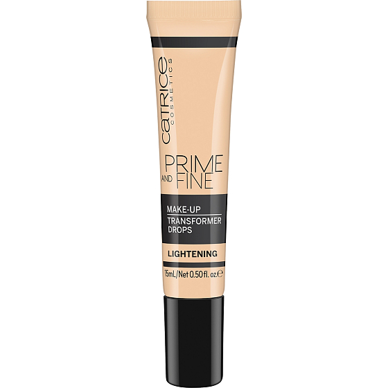 Catrice Prime and Fine make Up Transformer Drops Lightening kvapky do make-upu zosvetľujúci 15 ml