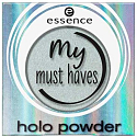 Essence My Must haves Holo Powder očné tiene 04 Mint Muse 1,7 g