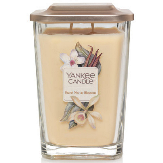 Yankee Candle Sweet Nectar Blossom - Sladký kvetinový nektár sójová vonná sviečka Elevation veľká sklo 2 knôty 552 g