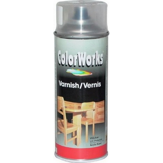 Color Works Varnish 918571 číry polomatný akrylový lak 400 ml