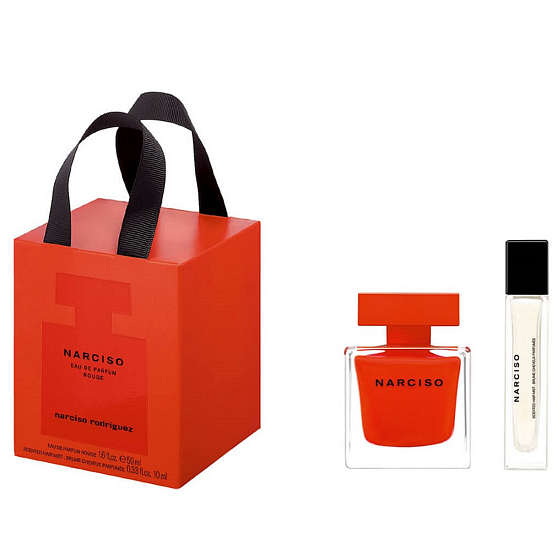 Narciso Rodriguez Narciso Rouge parfumovaná voda pre ženy 50 ml + vlasová hmla 10 ml, darčeková sada