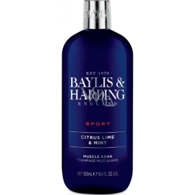 Baylis & Harding Men Limetka a Mäta pena do kúpeľa pre mužov 500 ml