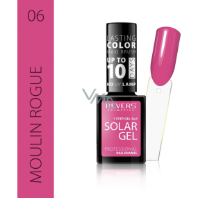 Reverz Solar Gél gélový lak na nechty 06 Moulin Rouge 12 ml
