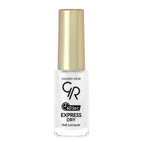 Golden Rose Express Dry 60 sec rýchloschnúci lak na nechty 01, 7 ml