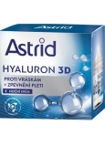 Astrid Hyaluron 3D proti vráskam + spevnenie pleti nočný krém 50 ml