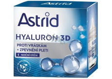 Astrid Hyaluron 3D proti vráskam + spevnenie pleti nočný krém 50 ml