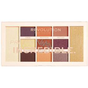 Makeup Revolution London Pretty Incredible paletka očných tieňov a rozjasňovača 13 g