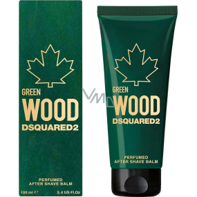 Dsquared2 Green Wood balzam po holení pre mužov 100 ml