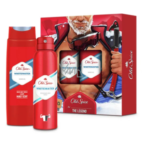 Old Spice White Water Alpinist dezodorant sprej 150 ml + sprchový gél 250 ml, kozmetická sada pre mužov