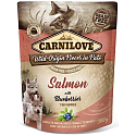 Carnilove Dog Pouch Paté Losos s čučoriedkami bezobilné kapsičky pre šteňatá 300 g