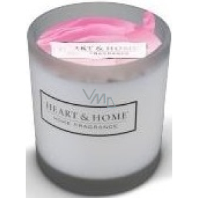 Heart & Home S láskou Sójová vonná votívny sviečka v skle doba horenia až 15 hodín 5,8 x 5 cm