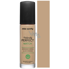 Miss Sporty Naturally Perfect Match make-up 150 Rose Vanilla 30 ml