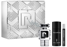 Paco Rabanne Phantom toaletná voda 100 ml + dezodorant v spreji 150 ml + toaletná voda 10 ml miniatúra, darčeková sada pre mužov