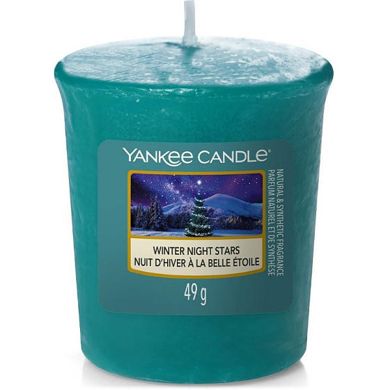 Yankee Candle Winter Night Stars - Vonná sviečka Winter Night Stars 49 g