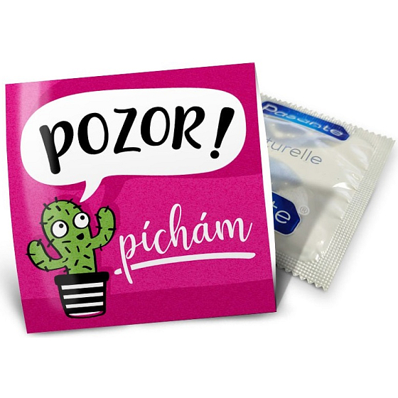 Nekupto Funny kondóm Pozor! vstrekujem 1 kus